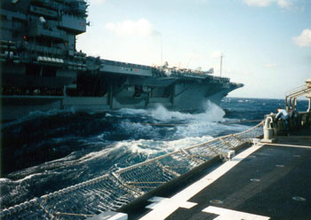 Refueling Underway in the Navy
